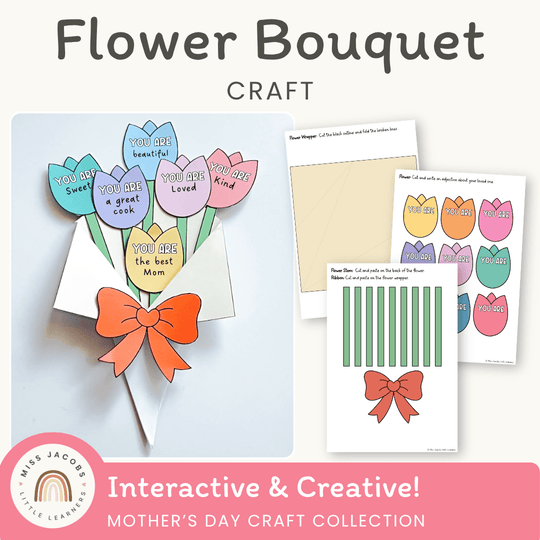 Mother’s Day Tulip Flower Bouquet Craft
