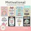 Motivational Classroom Posters - Pastel Composition Notebook Classroom Decor - Miss Jacobs Little Learners