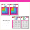 Multiplication Charts and Times Table - Bright Theme - Miss Jacobs Little Learners