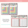 Multiplication Charts and Times Table - Pastel Composition Notebook Math Decor - Miss Jacobs Little Learners