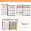 Multiplication Charts with Times Table - Cutesy Decor - Miss Jacobs Little Learners