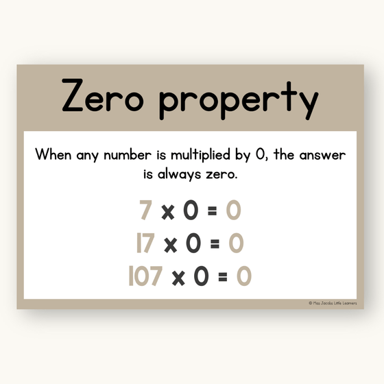 Multiplication Strategies Posters - Boho Neutrals Classroom Decor - Miss Jacobs Little Learners