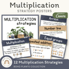 Multiplication Strategies Posters - Boho Plants Classroom Decor - Miss Jacobs Little Learners