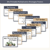 Multiplication Strategies Posters - Boho Plants Classroom Decor - Miss Jacobs Little Learners