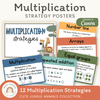Multiplication Strategies Posters - Cute Jungle Animals Classroom Decor - Miss Jacobs Little Learners