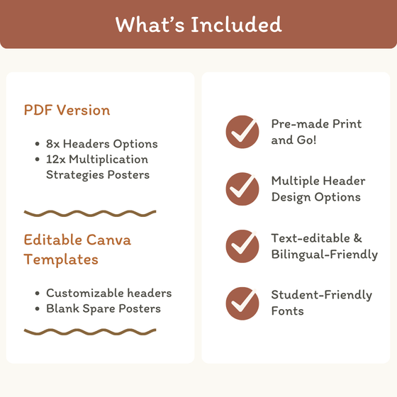 Multiplication Strategies Posters - Desert Neutrals Classroom Decor - Miss Jacobs Little Learners