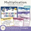 Multiplication Strategies Posters - Dreamy Space Theme Classroom Decor - Miss Jacobs Little Learners