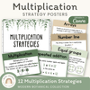 Multiplication Strategies Posters - Modern Botanical Classroom Decor - Miss Jacobs Little Learners