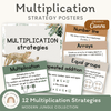 Multiplication Strategies Posters - Modern Jungle Earthy Classroom Decor - Miss Jacobs Little Learners