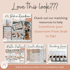 Neutral Toned English Posters Bundle | Boho Colour Palette - Miss Jacobs Little Learners