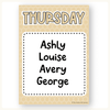 News Roster Show & Tell Display - Happy Hive Classroom Decor - Miss Jacobs Little Learners