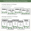 News Roster Show & Tell Display - Modern Botanical Decor - Miss Jacobs Little Learners