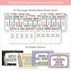News Roster Show & Tell Display - Pastel Composition Notebook Classroom Decor - Miss Jacobs Little Learners