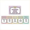 News Roster Show & Tell Display - Pastel Composition Notebook Classroom Decor - Miss Jacobs Little Learners