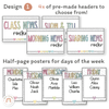 News Roster Show & Tell Display - Spotty Pastel Decor - Miss Jacobs Little Learners