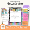 Newsletter Templates - Cutesy Classroom Decor - Miss Jacobs Little Learners