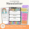 Newsletter Templates - Cutesy Classroom Decor - Miss Jacobs Little Learners