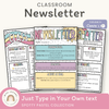 Newsletter Templates - Spotty Pastel Classroom Decor - Miss Jacobs Little Learners