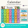 NSW Classroom Calendar and Weather Display | Rainbow Classroom Decor - Miss Jacobs Little Learners