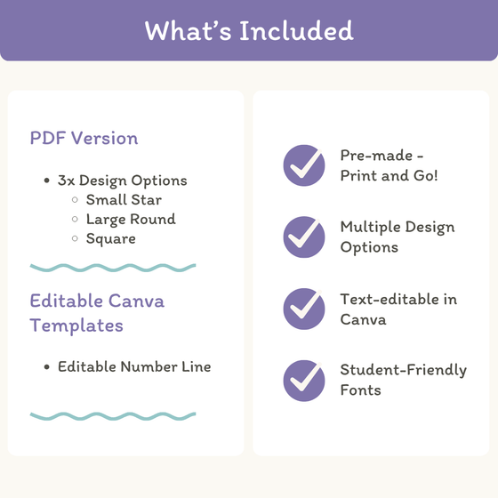 Number Line - Dreamy Space Classroom Decor - Miss Jacobs Little Learners