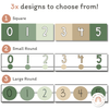 Number Line - Modern Botanical Classroom Decor - Miss Jacobs Little Learners