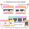 Number Posters - Bright Checkered - Cutesy Classroom Decor - Miss Jacobs Little Learners