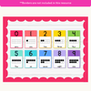 Number Posters with Ten Frames - Bright Theme - Miss Jacobs Little Learners