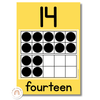 Number Posters with Ten Frames - Cutesy Classroom Decor - Miss Jacobs Little Learners