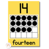 Number Posters with Ten Frames - Cutesy Classroom Decor - Miss Jacobs Little Learners