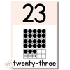 Number Posters with ten frames | Daisy Gingham Neutrals Math Classroom Decor - Miss Jacobs Little Learners