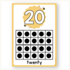 Number Posters with Ten Frames - Happy Hive Classroom Decor - Miss Jacobs Little Learners