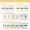 Number Posters with Ten Frames - Happy Hive Classroom Decor - Miss Jacobs Little Learners