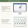 Number Posters with Ten Frames - Modern Botanical Decor - Miss Jacobs Little Learners