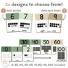 Number Posters with Ten Frames - Modern Botanical Theme - Miss Jacobs Little Learners