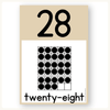 Number Posters with Ten Frames - Modern Botanical Theme - Miss Jacobs Little Learners