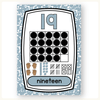 Number Posters with Ten Frames - Pastel Composition Notebook Decor - Miss Jacobs Little Learners
