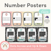 Number Posters with Ten Frames - Pastel Composition Notebook Decor - Miss Jacobs Little Learners