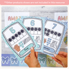 Number Posters with Ten Frames - Pastel Composition Notebook Decor - Miss Jacobs Little Learners