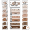 Ombre Neutrals Classroom Rules Posters - Miss Jacobs Little Learners