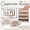 Ombre Neutrals Classroom Rules Posters - Miss Jacobs Little Learners