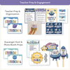 Open House Forms Back To School Night Bundle - Dreamy Space Classroom Decor - Miss Jacobs Little Learners