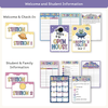 Open House Forms Back To School Night Bundle - Dreamy Space Classroom Decor - Miss Jacobs Little Learners
