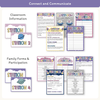 Open House Forms Back To School Night Bundle - Dreamy Space Classroom Decor - Miss Jacobs Little Learners