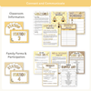 Open House Forms Back To School Night Bundle - Happy Hive Classroom Decor - Miss Jacobs Little Learners