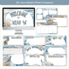 Open House Forms Back To School Night Bundle - Modern Ocean Classroom Decor - Miss Jacobs Little Learners