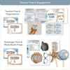 Open House Forms Back To School Night Bundle - Modern Ocean Classroom Decor - Miss Jacobs Little Learners