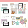 Open House Forms Back To School Night Bundle - Pastel Composition Notebook Decor - Miss Jacobs Little Learners