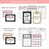 Open House Forms Back To School Night Bundle - Pastel Composition Notebook Decor - Miss Jacobs Little Learners