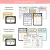 Open House Forms Back To School Night Bundle - Pastel Composition Notebook Decor - Miss Jacobs Little Learners