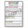Open House Forms Back To School Night Bundle - Spotty Pastel Theme - Miss Jacobs Little Learners